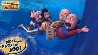 Motu Patlu ने की Killer Shark से Fight | Motu Patlu | Hindi Cartoon | Motu Patlu Ki Jodi | #spot