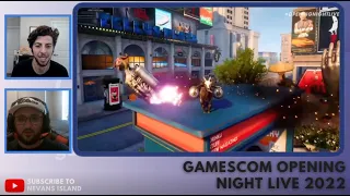 GOAT SIMULATOR 3 GAMEPLAY TRAILER REACTION GAMESCOM OPENING NIGHT LIVE 2022