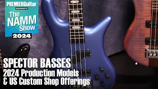 Spector Basses 2024 Production Models & US Custom Shop Offerings Demo | NAMM 2024