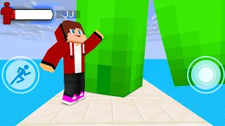 JJ vs Mikey GIANT RUSH Game - Maizen Minecraft Animation