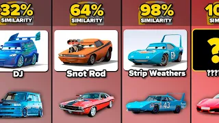 Comparison: "Cars" Characters in Real Life