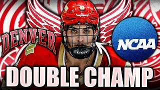 The Detroit Red Wings UNDERRATED DOUBLE CHAMPION PROSPECT: SHAI BUIUM