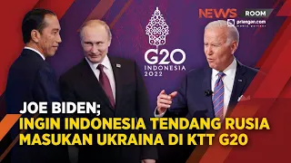 JOE BIDEN; INGIN INDONESIA TENDANG RUSIA MASUKAN UKRAINA DI KTT G20 BALI | PRIANGAN.COM