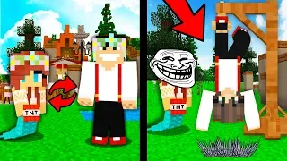 LUMI ZAMIENIA SIĘ W GPLAYA I TROLLUJE GPLAYKĘ W MINECRAFT! || LUMI & GPLAY