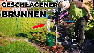 Gartenträume werden wahr: Ein eigener Brunnen mit Handpumpe und Hauswasserwerk