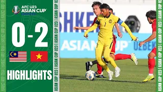 Vietnam 2 - 0 Malaysia | AFC U23 Asian Cup