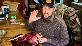 I dry-aged deer hams for 25 days and THIS HAPPENED!