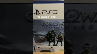 Yo Adrian I got a ps5!