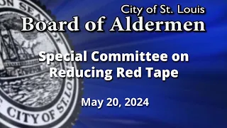 Special Committee on Reducing Red Tape May 20, 2024