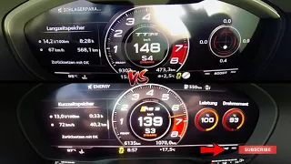 Audi Rs3 vs audi TTRs (0-260)