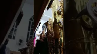 sax contra baixo e sax barítono