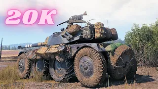 Panhard EBR 105 20K Spot damage World of Tanks , WoT Replays