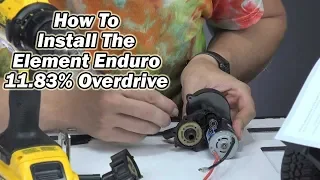 How To Install The Element RC Enduro Optional 11.83% Overdrive - Holmes Hobbies
