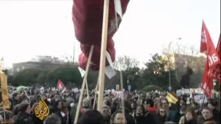 Mass austerity protests hit Spain