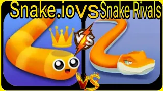 Snake.io vs Snake Rivals Comparison! Snake Dangerous Games