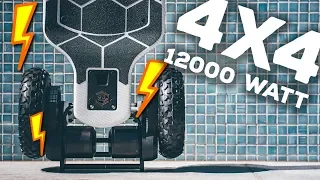 INSANE 12000 WATT 4X4 ELECTRIC SKATEBOARDS | EVOLVE INSIDER