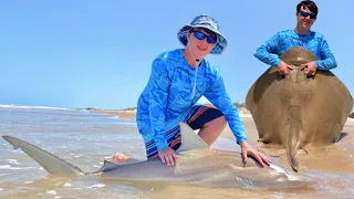 Land Based Shark Fishing Charter on South Padre Island