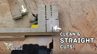 How to Cut Straight with an Oscillating Multi Tool - WonderBlade™