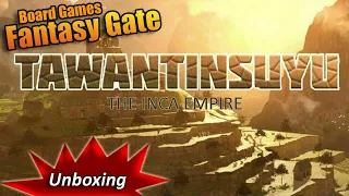 Hands only - Unboxing "Tawantinsuyu: The Inca Empire (2020)" - Board Game - Brettspiel