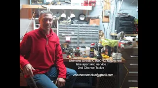 Shimano Stradic C3000HG How to take apart and service this fishing reel