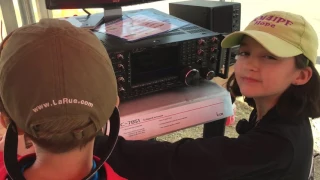 10 Year-Old KM4IPF Helps an Eight Year-Old Boy Experience Amateur Radio HF For the First Time!