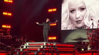 Feel This Moment....Pitbull x Christina Aguilera : Can't Stop Us Now @ Bangor Maine [HD]