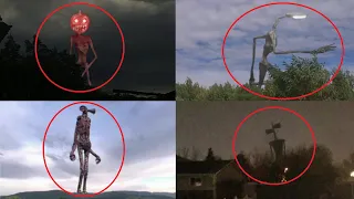 5 SIREN HEAD CHARACTERS CAUGHT ON CAMERA & SPOTTED IN REAL LIFE 2