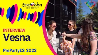 Interview with VESNA | Czechia (Eurovision PrePartyES 2023 Madrid)