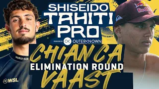 João Chianca vs Kauli Vaast | SHISEIDO Tahiti Pro - Elimination Round Heat Replay