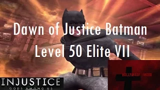 Injustice Gods Among US iOS - Dawn of Justice Batman Promoted to Level 50 Elite VII