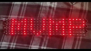 HOW TO Make Your Own Scrolling Text LED Sign (arduino+ws2812b LED's)