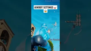 AIMBOT SETTINGS IN FORTNITE 🎯😱