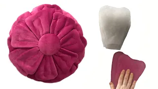 🌸Beautiful Flower Cushion Cover Cutting and Stitching 🌸 DIY Home Decor