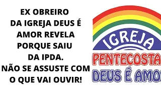 EX OBREIRO DA DEUS É AMOR REVELA TUDO SOBRE VOTOS E DIVISÃO DE DINHEIRO, É CHOCANTE E IMPACTANTE.