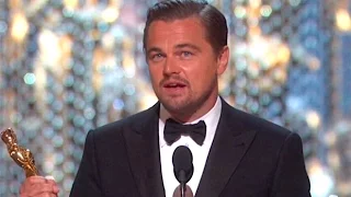 Leonardo DiCaprio wins Oscar Best Actor for The Revenant | Oscars 2016 Winner