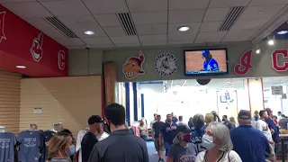 Cleveland Indians Team Shop nearly empty at Last Home Game