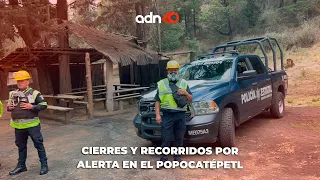 Cierres y recorridos de protección, Puebla en alerta por el #Popocatépetl | México en tiempo real