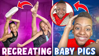 Who Can RECREATE Our BABY PHOTOS The BEST?