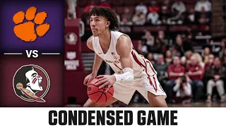 Clemson vs. Florida State Condensed Game | 2023-24 ACC Men’s Basketball