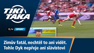 TIKI-TAKA: Zimův fatál, nechtěl to ani vidět. Tohle Dyk nepřeje ani slávistovi