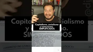 Breve explicación de Capitalismo, Socialismo y Comunismo.