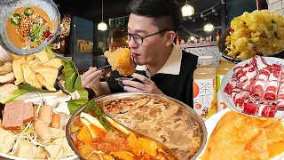 ASMR MUKBANGㅣHOT POT huo guo & Beef Shabu ShabuㅣEATING SHOW