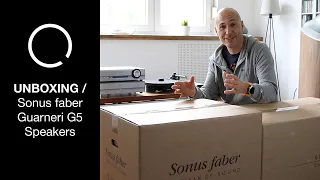 UNBOXING: Sonus faber Guarneri G5 speakers (English subtitles / CC)