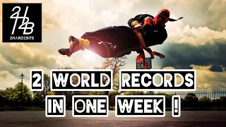 "1 PERSON" breaks 2 World Records in One Week ! 2H2B