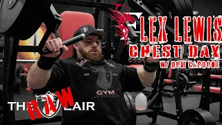 Dragon's Lair RAW | Flex Lewis Chest Day Workout With Dom Cardone