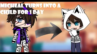 Michael turns into a child for 1 day || READ DESC || Gacha Club