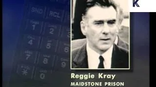 March 1995, Reggie Kray Telephone Interview, Archive Footage