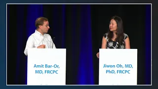 Watch Drs. Bar-Or & Oh discuss #MultipleSclerosis updates from #CMSC - https://bit.ly/2024MSY