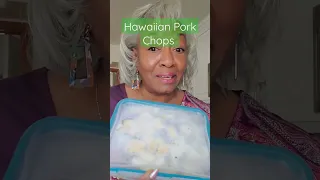 Preparing Hawaiian Pork Chops /Freezer Meal/Solving Dinner Mystery.
