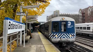 MTA Metro North RailRoad: Harlem, New Haven and Danbury AM Rush Hour Trains @ Botanical Gardens